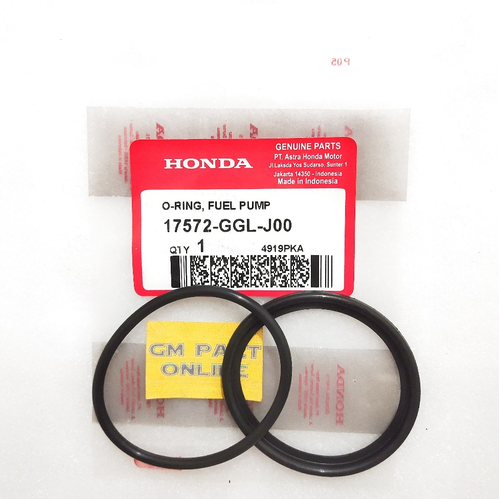 ซีลยาง ORING FUEL PUMP BEAT POP BEAT F1 PCX 150 SPACY F1 SCOOPY 17572-GGL-J00