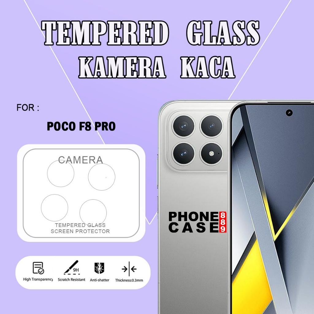 POCO F8 ULTRA POCO F8 PRO POCO F5 POCO F6 5G TEMPERED GLASS เลนส์ PROTECTOR ANTI-SCRATCH กล้อง POCO 