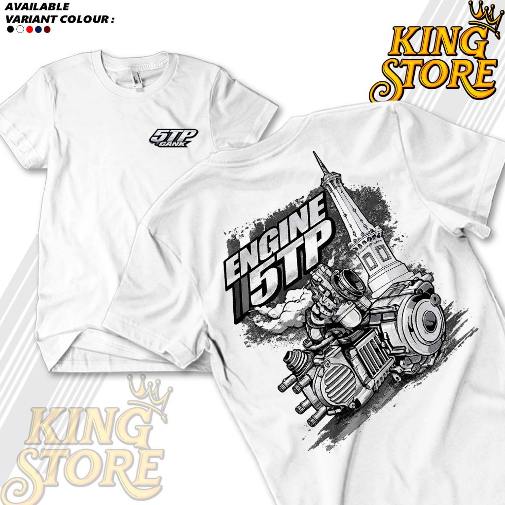 เสื้อยืด 5TP GANK / MOTORCYCLE / เสื้อยืด 5TP / เสื้อยืด MOTORCYCLE
