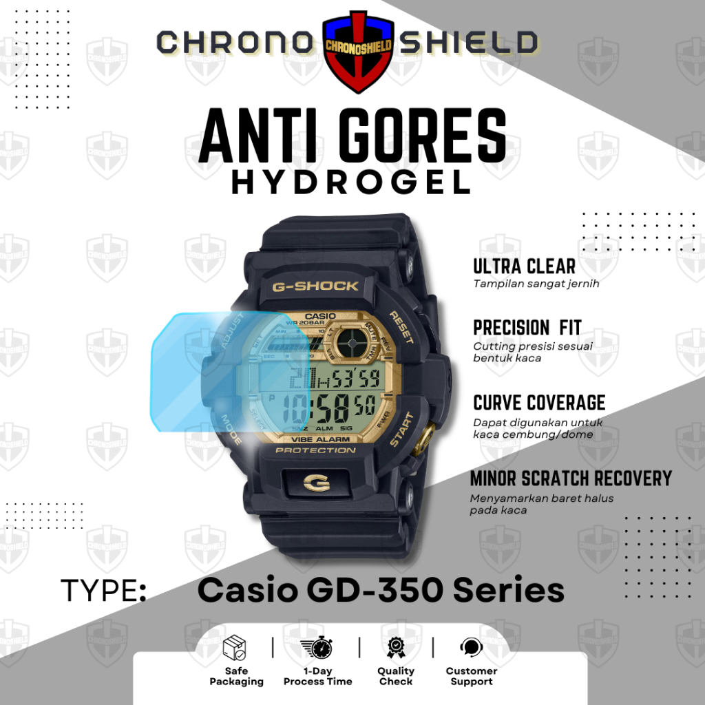 ไฮโดรเจลป้องกันรอยขีดข่วนสําหรับ G-Shock GD350 GD 350 GShock GD-350