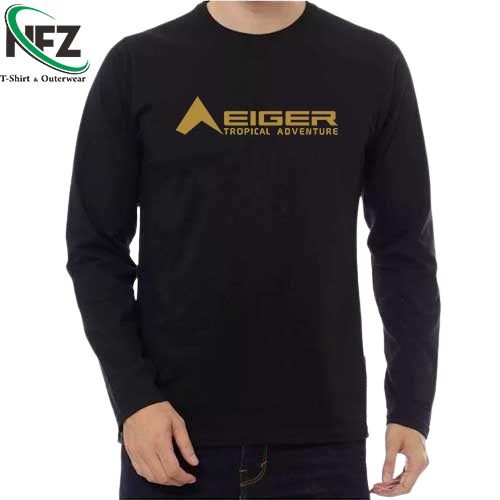 KATUN [ 14 ] เสื้อยืดแขนยาว Casual Bigsize Logo Gold Eg เสื้อยืดผ้าฝ้ายขนาดใหญ่เสื้อยืด Cool Jumbo [