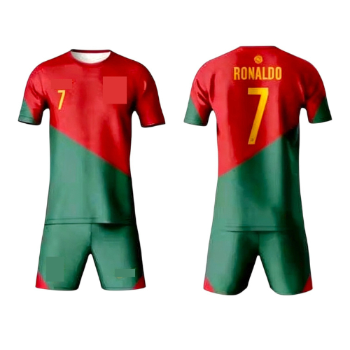 KIDS FOOTBALL JERSEY P0RTU9AL R0N4LD0 / FOOTBALL FUTSAL SPORTS JERSEY