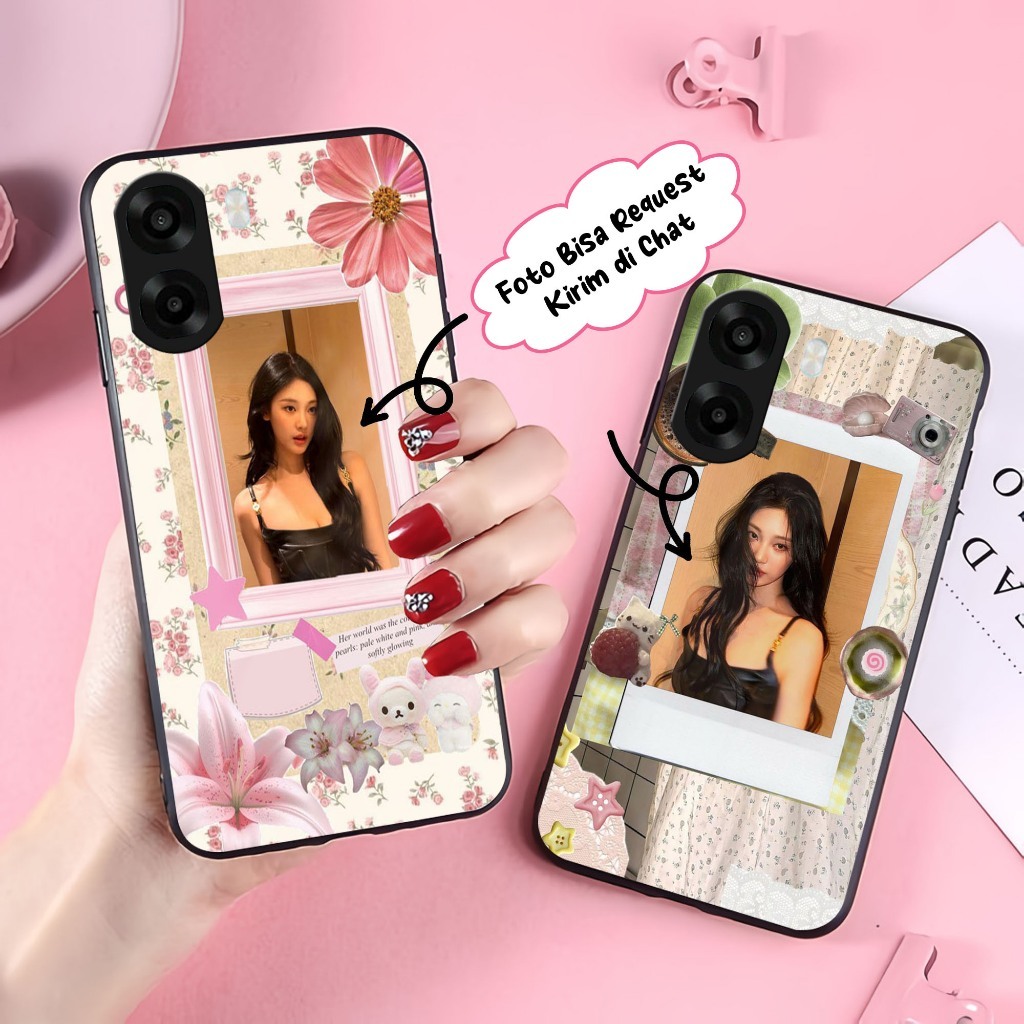 กรณีที่กําหนดเอง Softcase แก้วอะคริลิคสําหรับ Oppo A6C A6X RENO 15F VIVO Y05 Y11D V70 FE S4MSUNG A27