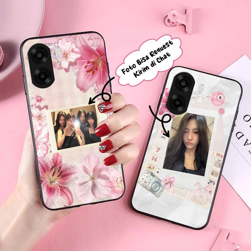 กรณีที่กําหนดเอง Softcase แก้วอะคริลิคสําหรับ Oppo A6C A6X RENO 15F VIVO Y05 Y11D V70 FE S4MSUNG A27
