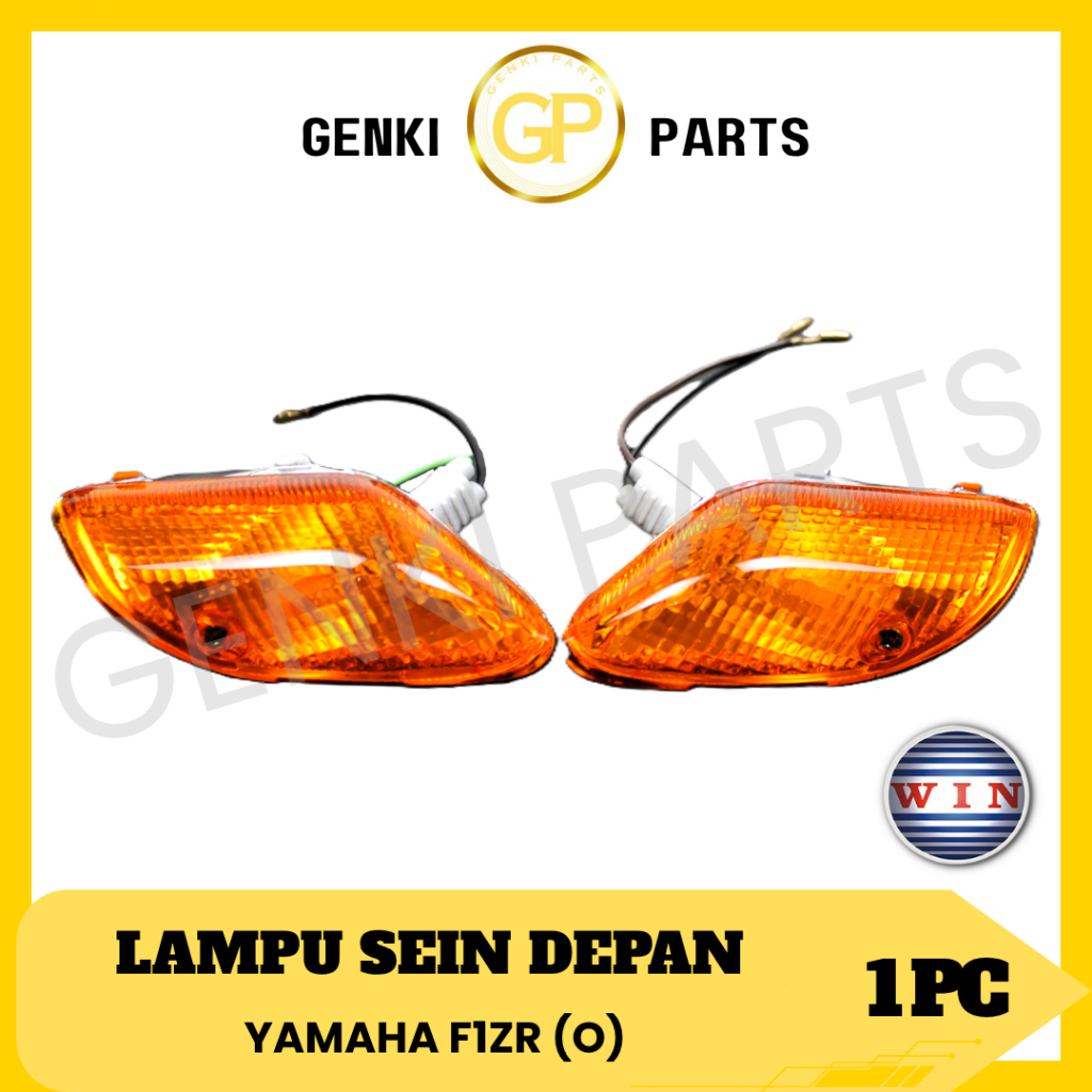 GENKI-PARTS/WIN-LAMPU-SEIN-DEPAN/FRONT-WINKER/SEN/RITING/BLINKER/TURN-SIGNAL/MOTOR/YAMAHA/F1ZR-O/ORA