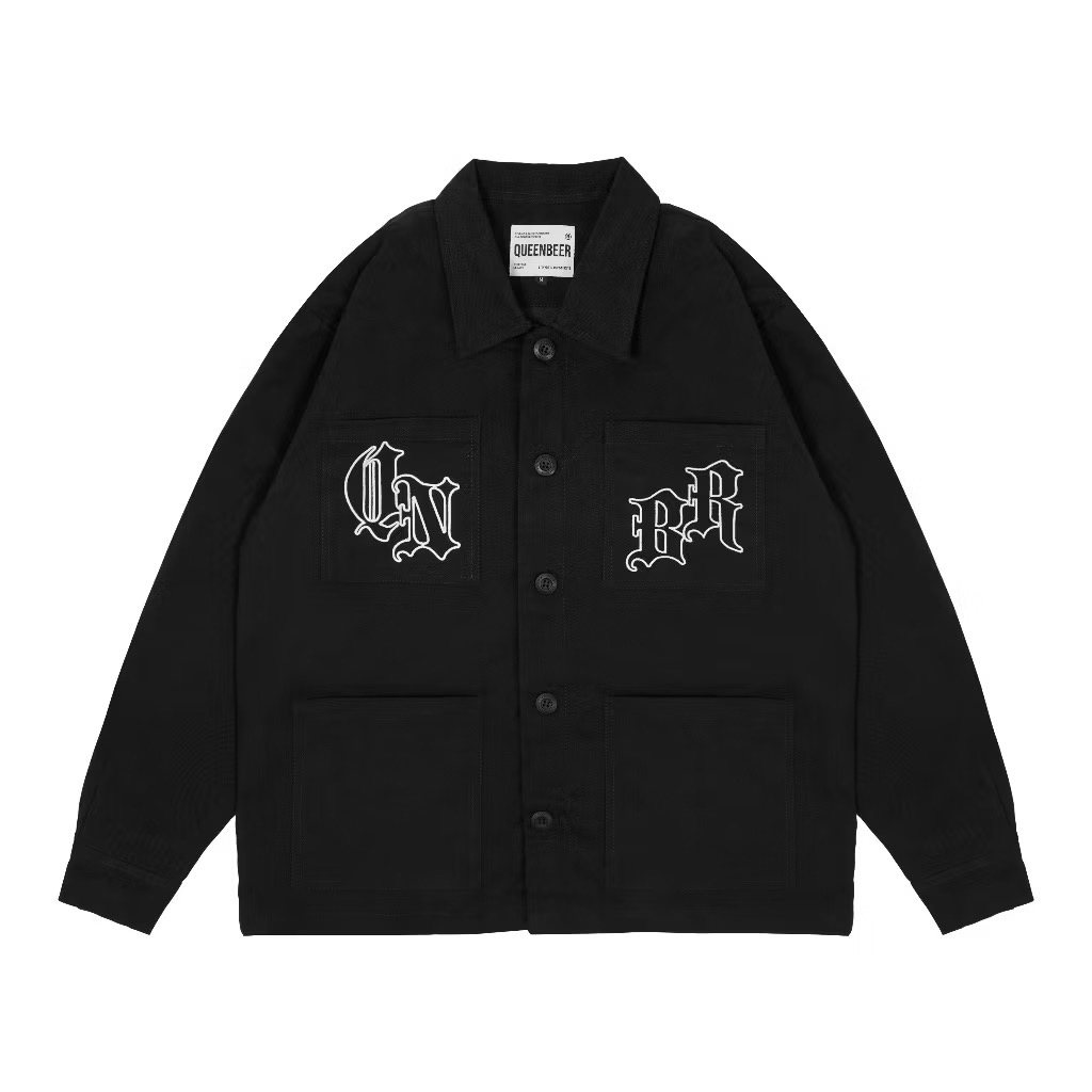 Quynbeer - Hudson - เสื้อแจ็คเก็ตสีดํา