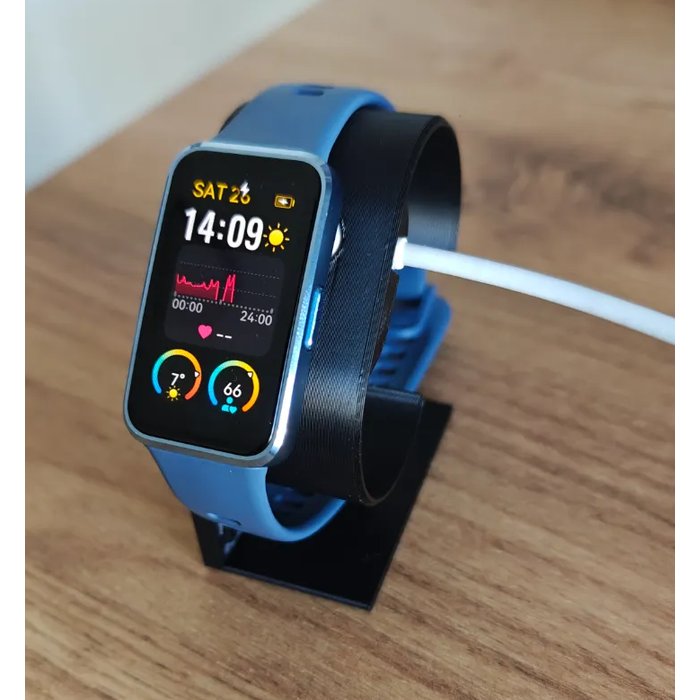 3D พิมพ์ขาตั้งผู้ถือ Minimalist Charger จอแสดงผลสําหรับ Huawei Band 9 & 10 D333