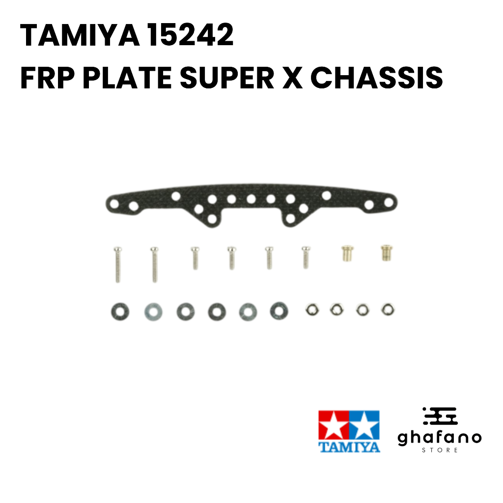 Tamiya 15242 FRP Reinforcing Plate สําหรับแชสซี Super X