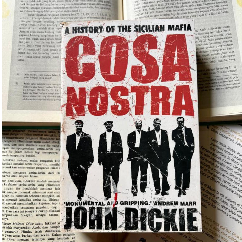 ประวัติศาสตร์ของ Sicililian Mafia John Dickie / หนังสือนําเข้า