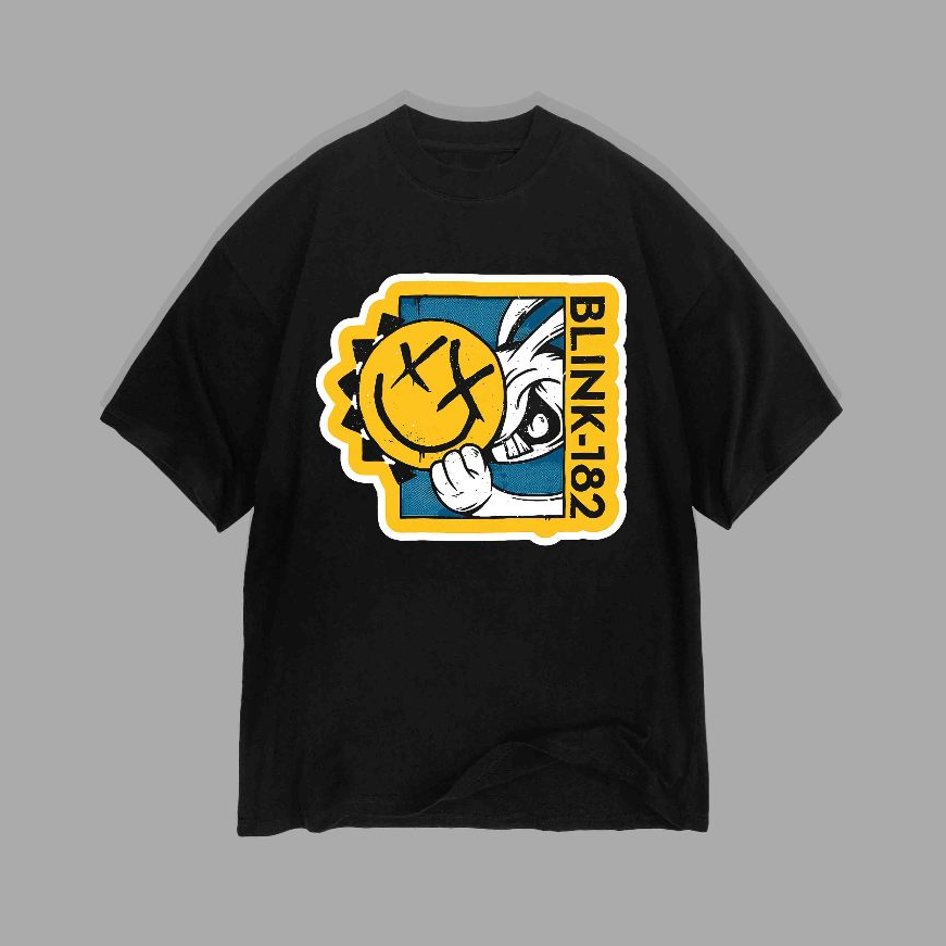 เสื้อยืด Blink-182 สําหรับ - โลโก้อัลบั้ม | Blink-182 - อัลบั้มโลโก้เสื้อยืด