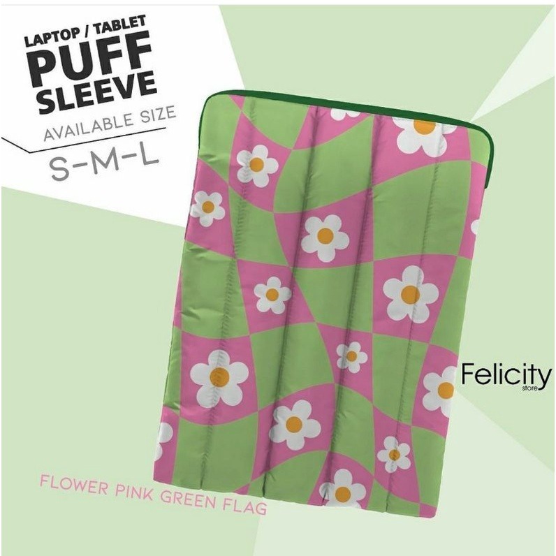 MNK l PUFFY LAPTOP SLEEVE | PUFFY LAPTOP | กระเป๋าพองๆ | POUCH LAPTOP By Manukashop l