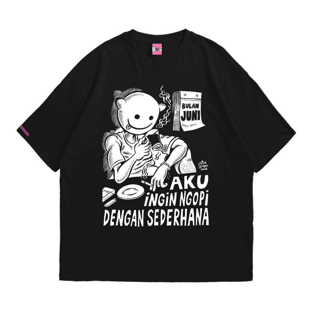 เสื้อยืด Jason Ranti & Mice Misrad I Want to Coffee With Simple Black