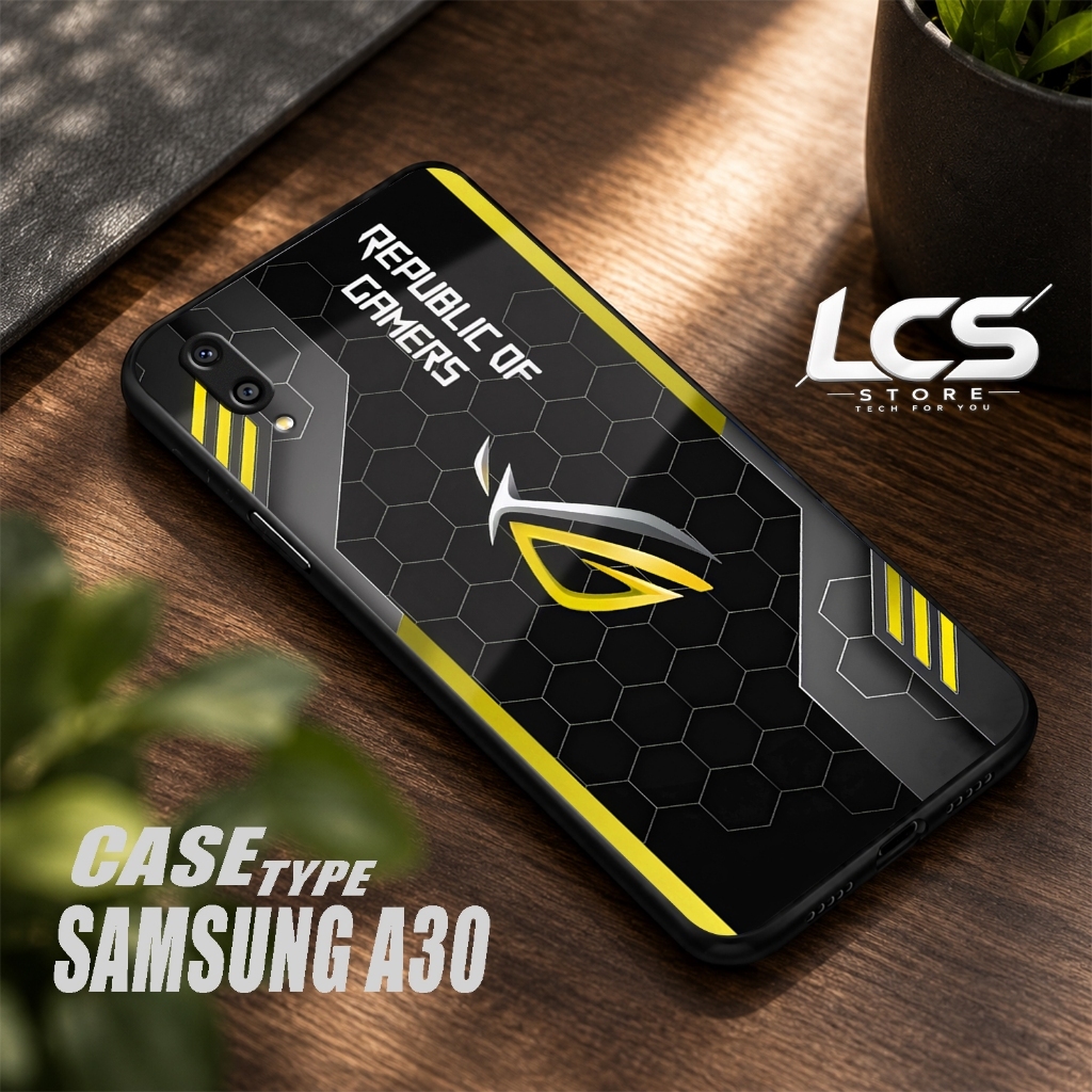 Softcase SAMSUNG A30 Casing Glossy SAMSUNG A30 Case Glossy Cessing Hp Protector Hp Accessories