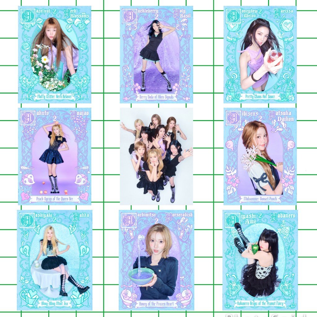 โปสเตอร์ KPOP 2026 - Hearts2Hearts – ICONIC HEART