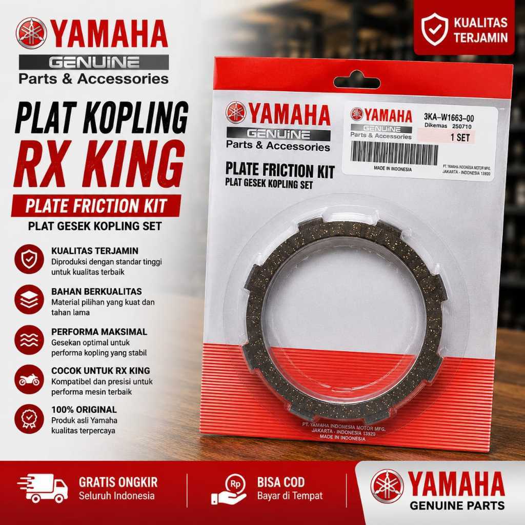 แผ่นคลัช บุคลัช Yamaha Rx King RXK Rxking 3KA