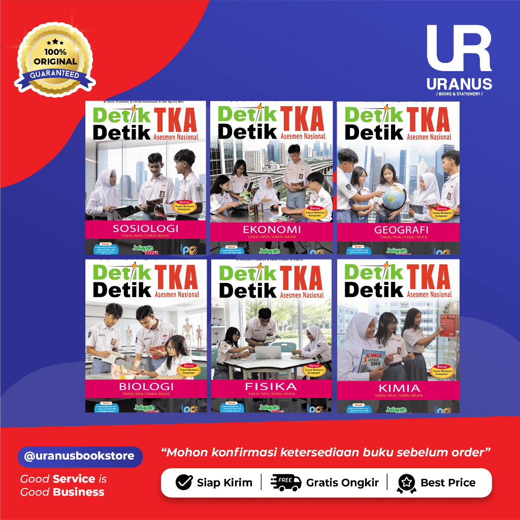 SECONDS OF TKA HIGH SCHOOL/MA/SMK/MAK - URANUS BOOK SHOP -