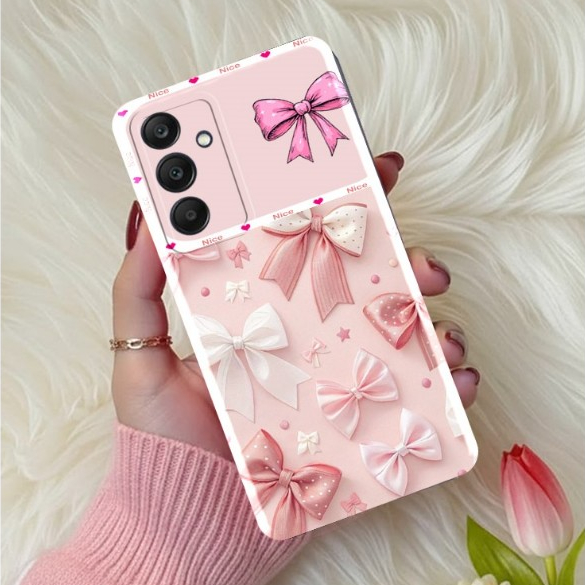 Samsung A35 5G Case Samsung A55 5G Case ล่าสุด 2026 CUTE Ribbon Motif ล่าสุด Samsung A35 5G Case Sof