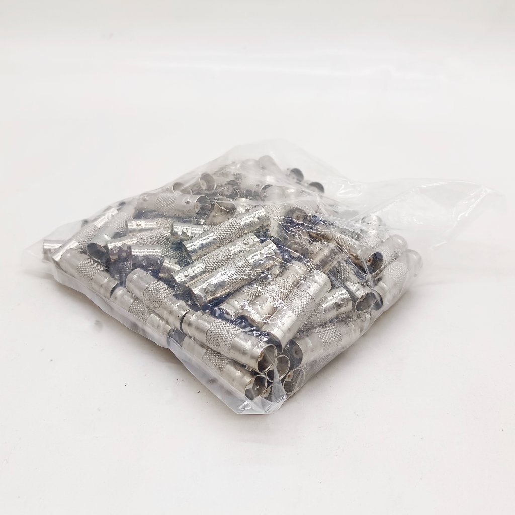 BNC หญิงกับหญิง Coupler Connector การเชื่อมต่อกล้องวงจรปิดแจ็ค BNC