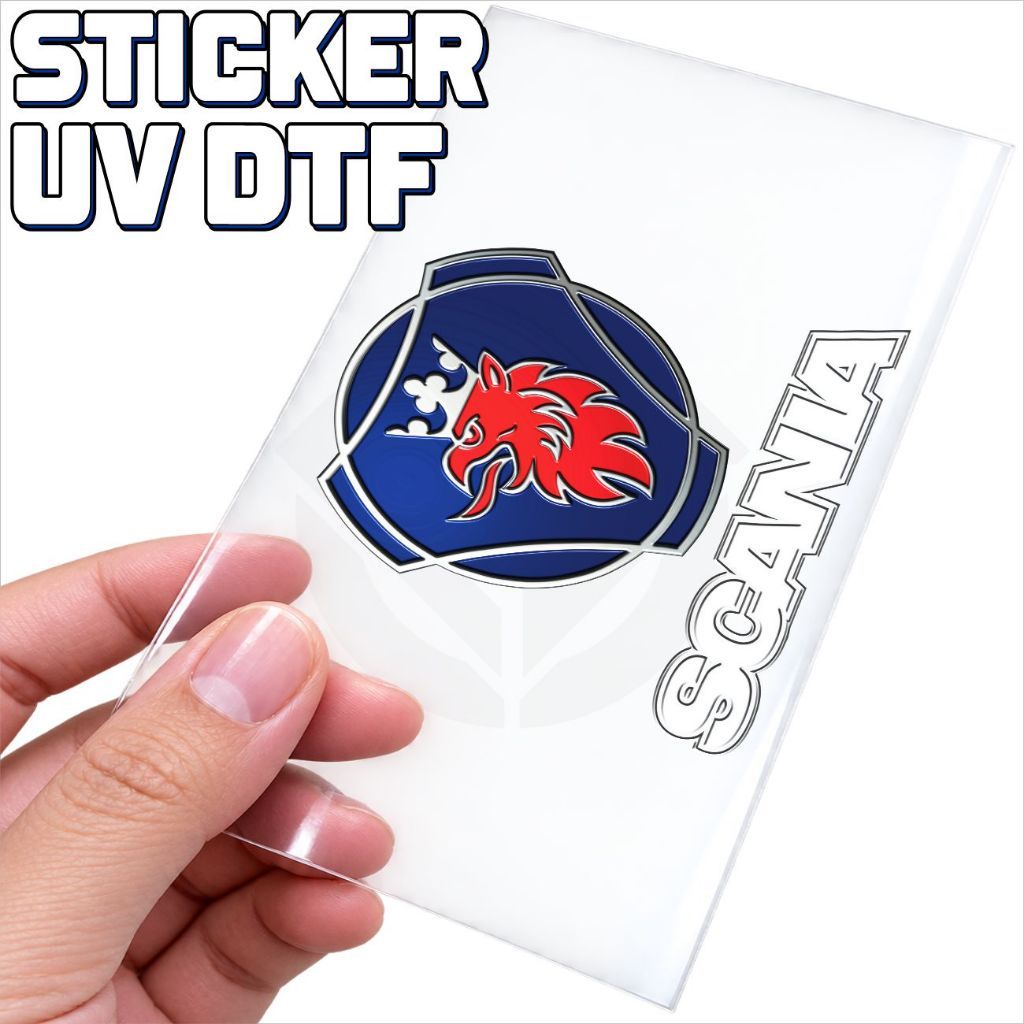 SCANIA BUSHMANIA DTF สติ๊กเกอร์ยูวี || สติ๊กเกอร์ สกาเนีย || คุณภาพระดับพรีเมียม