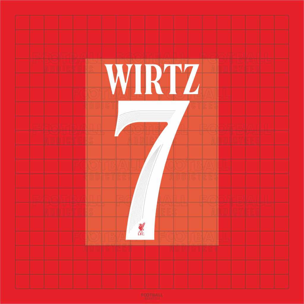 ชื่อจํานวนชุด NNS ชื่อหมายเลขกลับ Florian Wirtz Liverpool Home Cup 2026 -2027