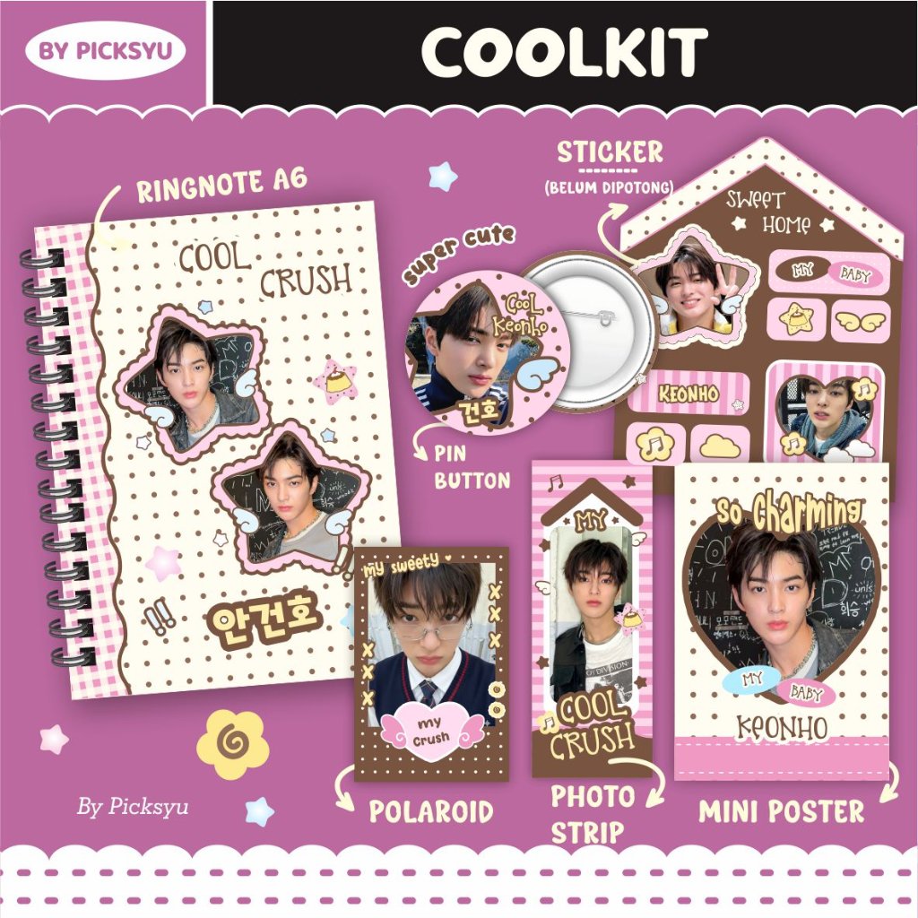 CORTIS COOLKIT - PIN - NOTEBOOK - CORTIS STICKER II CORTIS FANKIT
