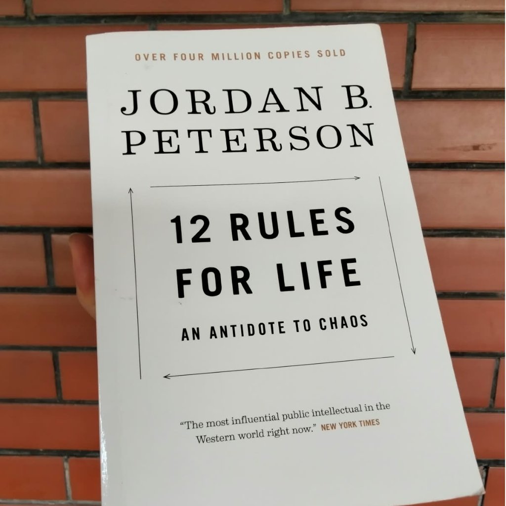 Jordan B Peterson 12 Rules for Life Non-Fiction Self Help ล่วงหน้าภาษาอังกฤษ