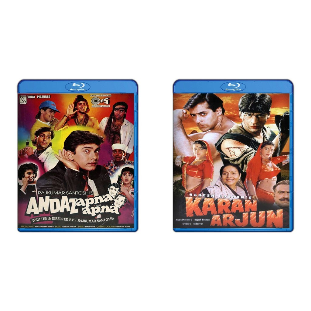 DVD Andaz Apna Apna (194) + DVD Karan Arjun (1995)