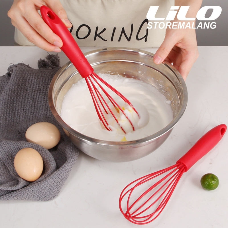 เครื่องตีไข่ เครื่องตีไข่ ซิลิโคน 10" 26ซม. L99