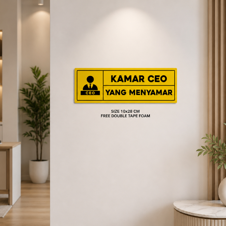 คําตกแต่งผนังครบรอบ 1 วัน OF THE BIG BOSS ROOM PLEASE HORMAT CEO ROOM YOUNG PARENTS ROOM Aesthetic W