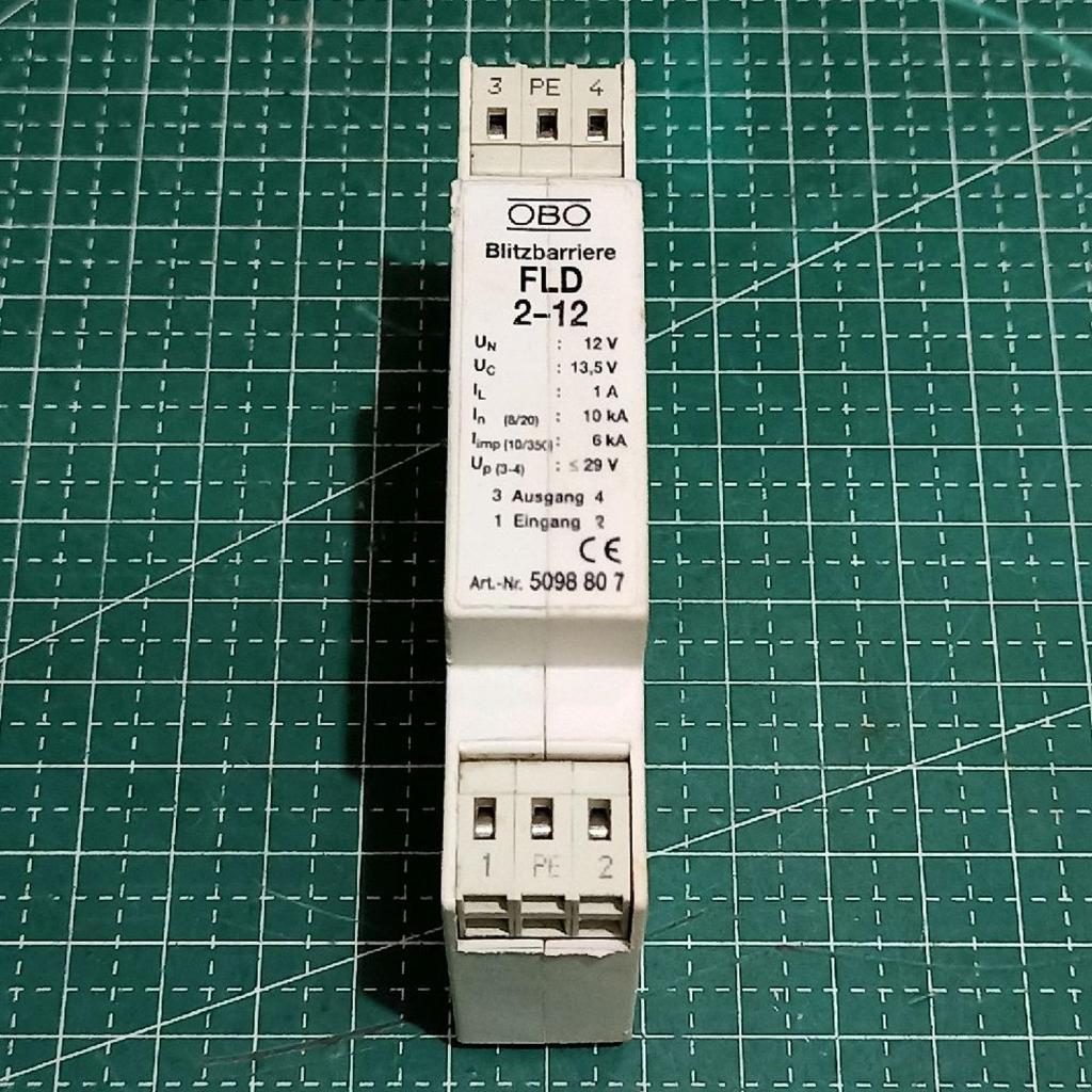 OBO Blitzbrire FLD 2-12 12V ใน 10kA