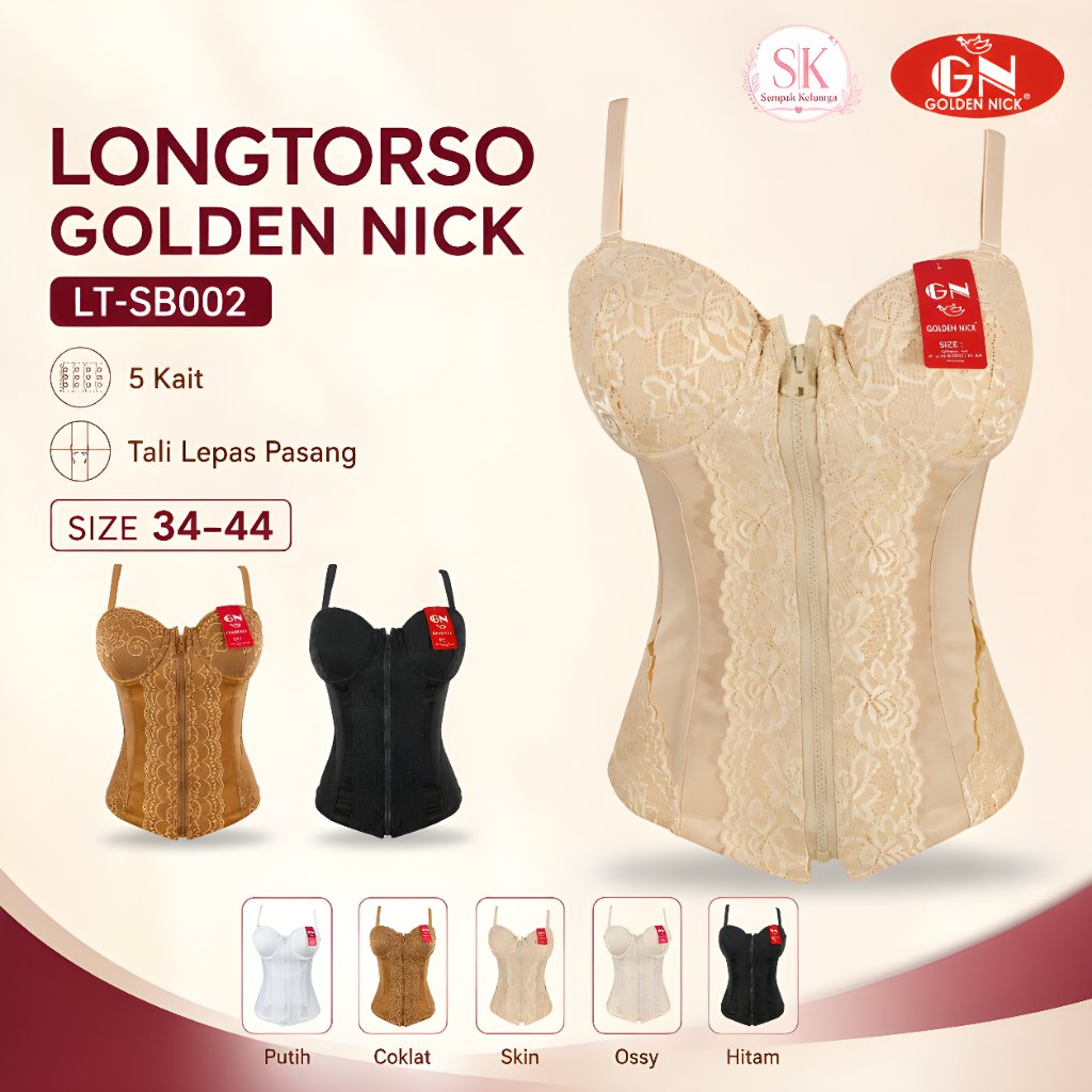 Golden Nick -Longtorso Slimming LT SB002 เครื่องรัดตัวกระเพาะอาหาร | ชุดชั้นในยกทรงกระชับสัดส่วน Bus
