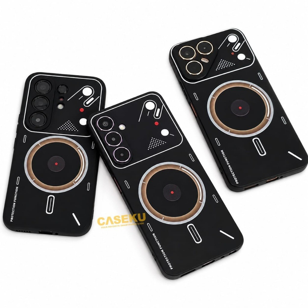 เคส Softcase Macaron Square Black motif Magsafe สําหรับ Vivo Y100 5G Vivo Y15S Vivo Y01 Vivo Y01A Vi