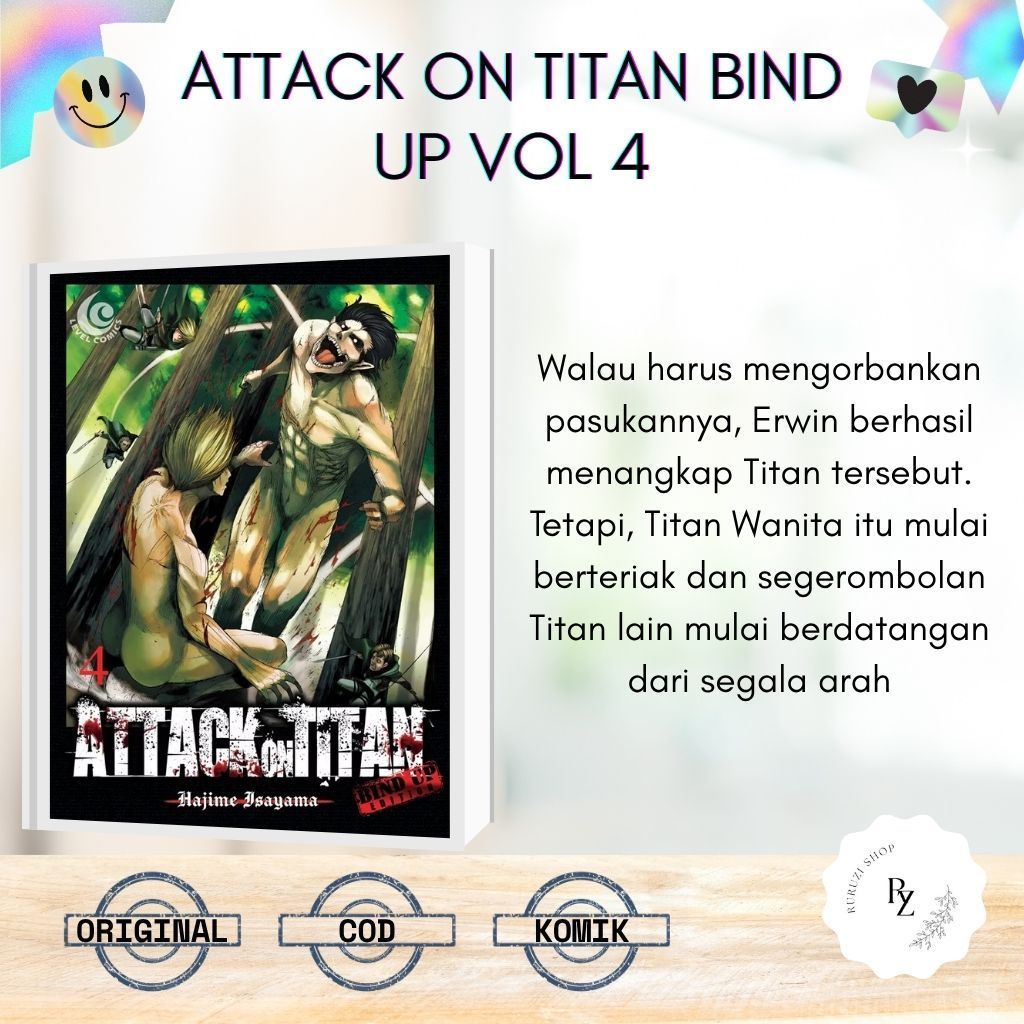 Attack On Titan Mind Up Edition Vol 4 Comic Series โดย Hajime Isayama