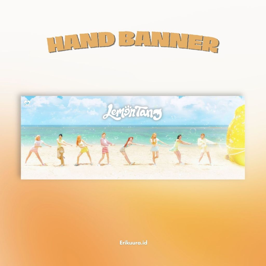HOLOGRAM HAND BANNER S2U LEMON TANG HANDBANNER KPOP UNOFFICIAL CARMEN JIWOO YUHA JUUN ANA IAN YEON