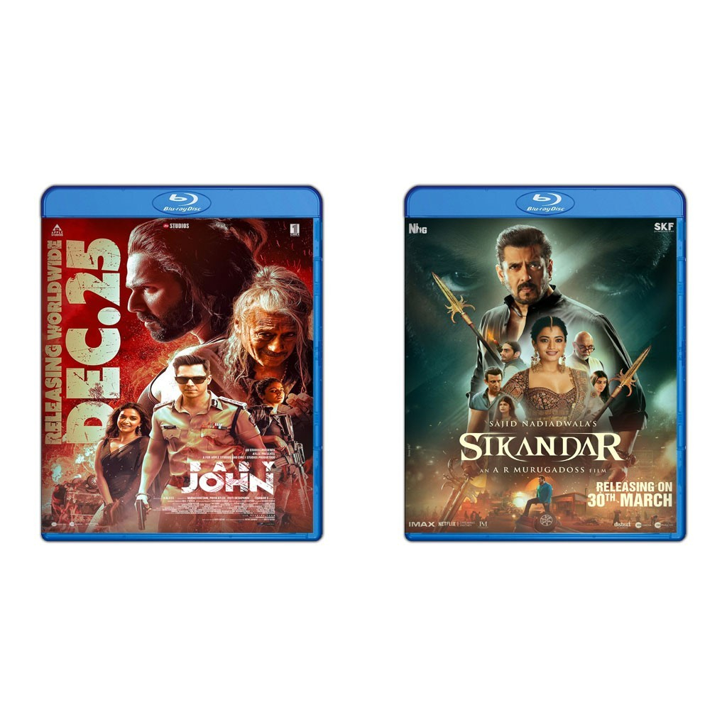DVD Baby John (2024) + DVD Sikandar (2025)