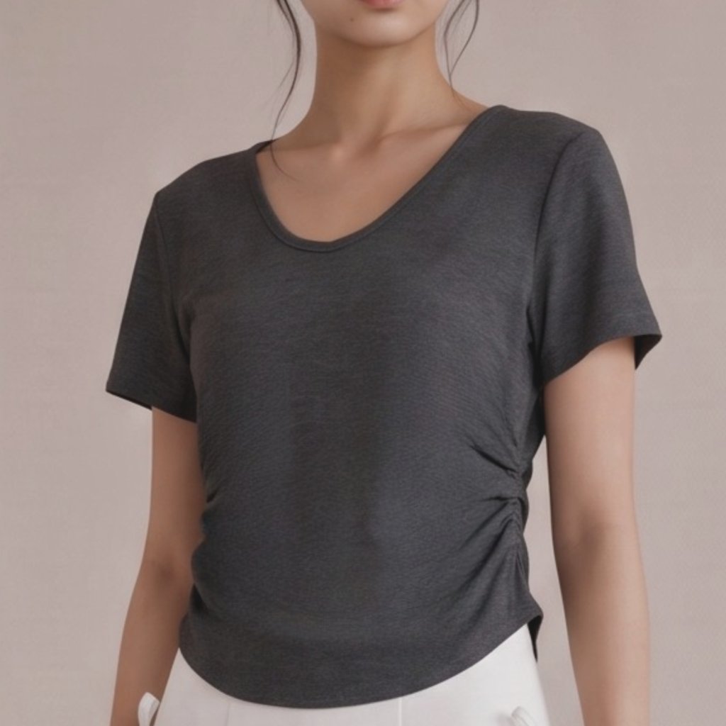 JR CORE Side Gather Tee