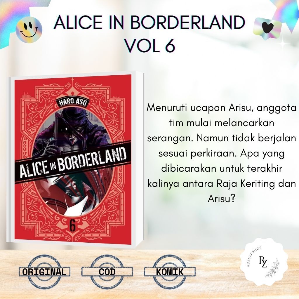 Alice In Borderland Comic Series Vol 6 By Haro Aso
