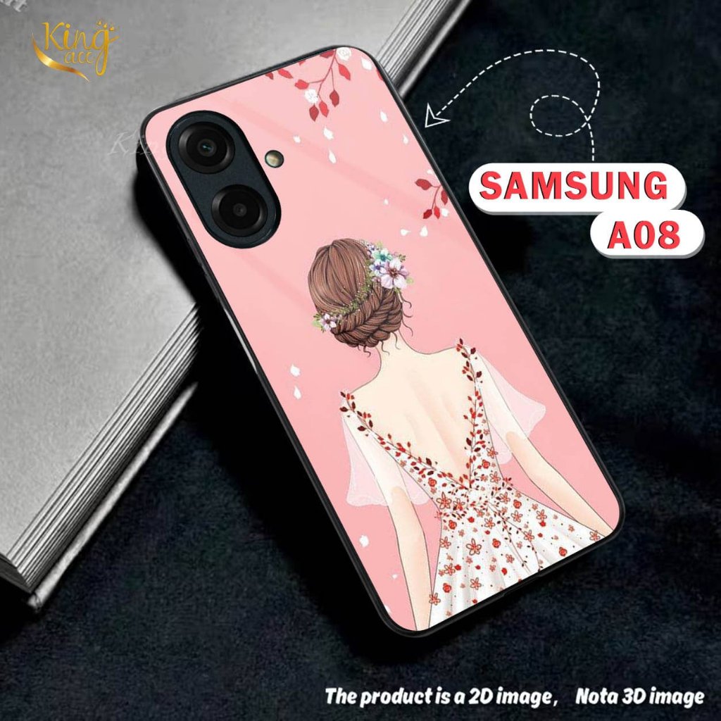 HP Samsung A08 Softcase Glass Glossy Samsung A08 เคสโทรศัพท์ Samsung A08 เคสโทรศัพท์