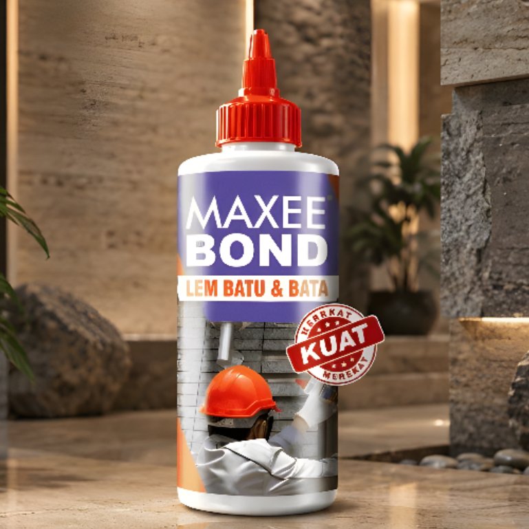 Maxee Bond กาวอิฐและอิฐเซรามิก ขวด 0.5 Kg - LIGHT GREY