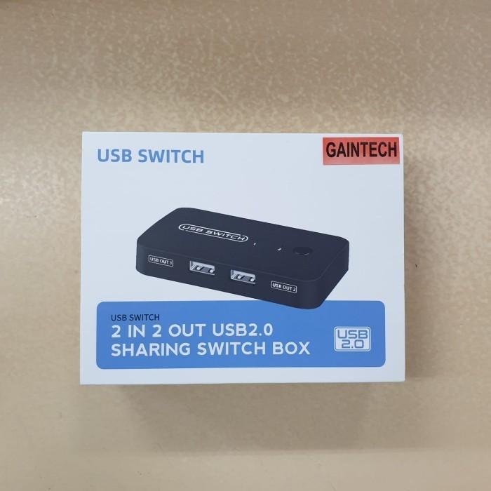 เครื่องพิมพ์กล่องสวิตช์แชร์ USB 2.0 KVM 2 IN 2 OUT / 2 IN 4 OUT / 4 IN 4 OUT / 8 IN TO 4 OUT Gaintec