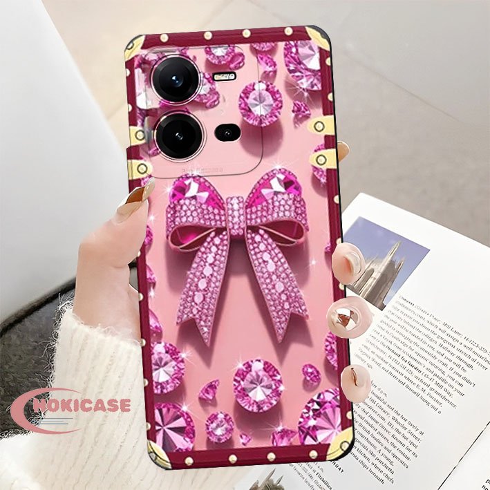 HP [56] เคสโทรศัพท์ Vivo V25E/V25/Y22 ที่รองรับกันกระแทก - เคสโทรศัพท์ซิลิคอนป้องกันแบบยืดหยุ่น