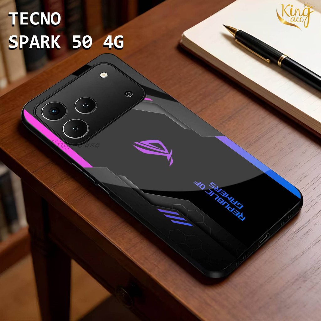 HP Tecno Spark 50 4G Softcase Glass Glossy Tecno Spark 50 4Gเคสโทรศัพท์Tecno Spark 50 4Gเคสโทรศัพท์