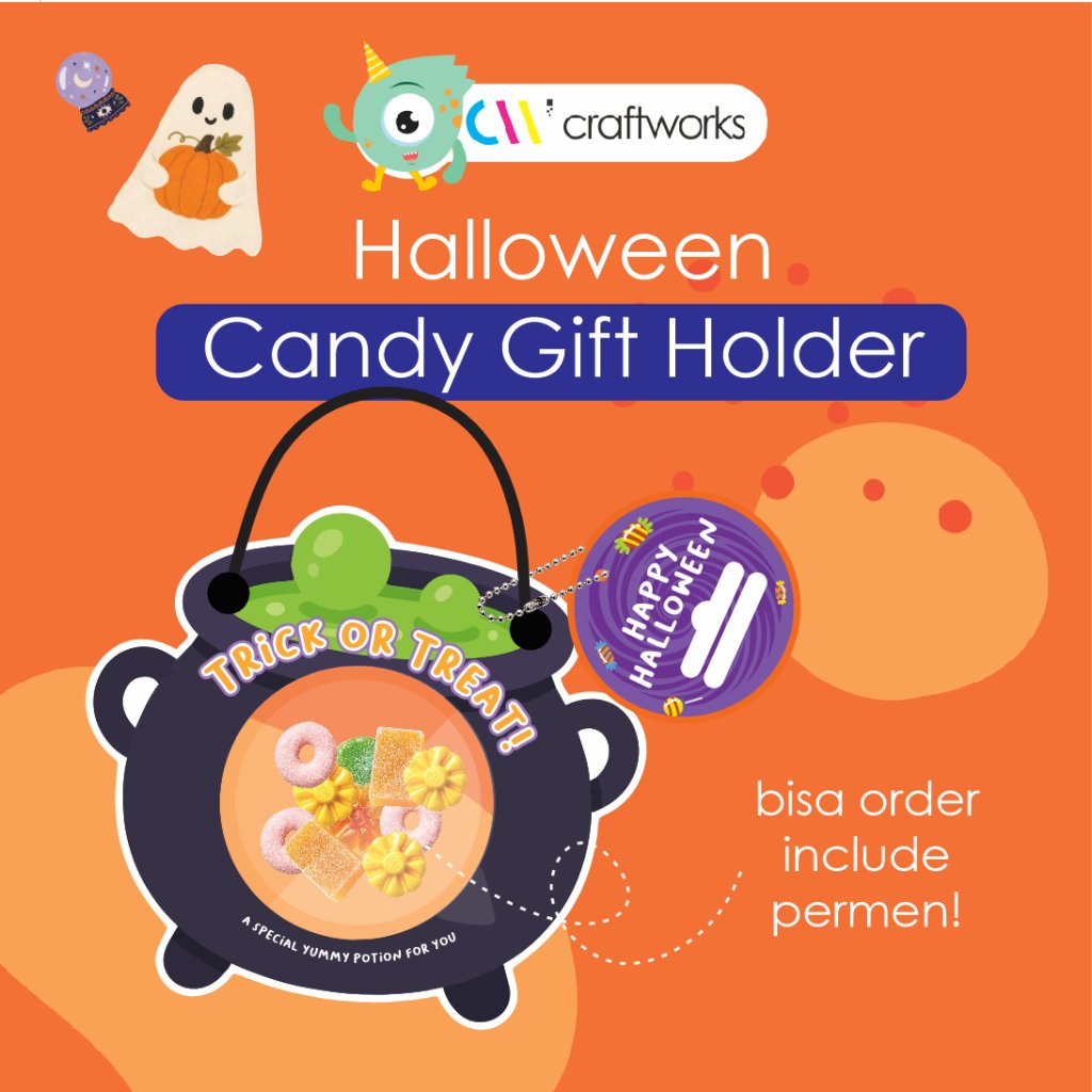 HALLOWEEN CANDY SOUVENIR - HALLOWEEN CANDY HOLDER GIFT