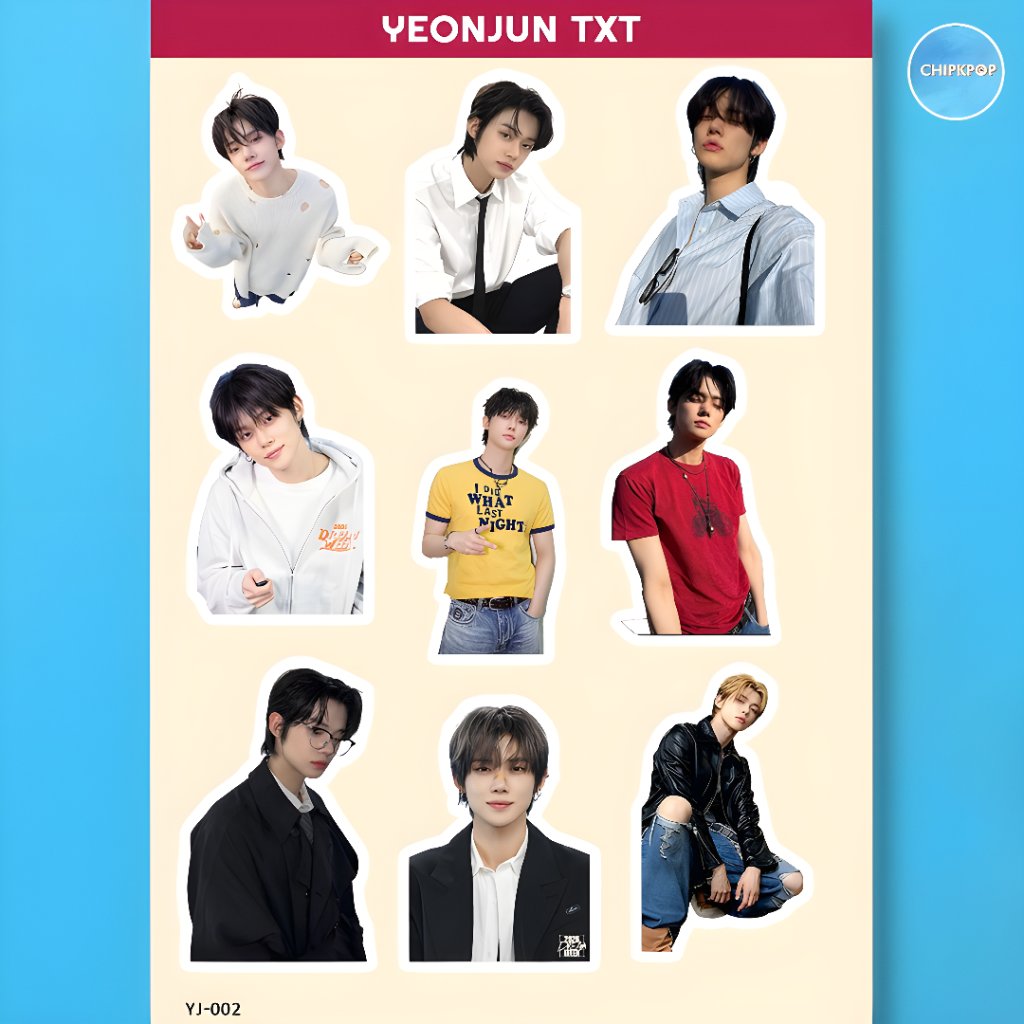สติ๊กเกอร์ YEONJUN TXT I YEONJUN TXT I TXT KPOP I STICKER KPOP TXT I สติ๊กเกอร์ TXT YEONJUN IJUN PHO