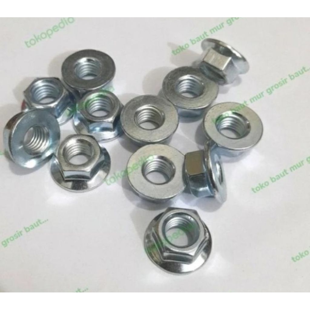 (50 ชิ้น) ถั่วสด Size M8 pitch 1.25 ory