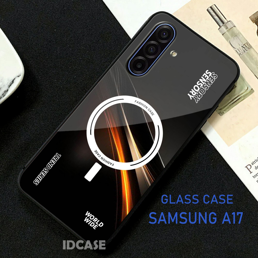 HP Glitter Glass Softcase สําหรับ SAMSUNG A17 - เคสโทรศัพท์ SAMSUNG A17 - K09