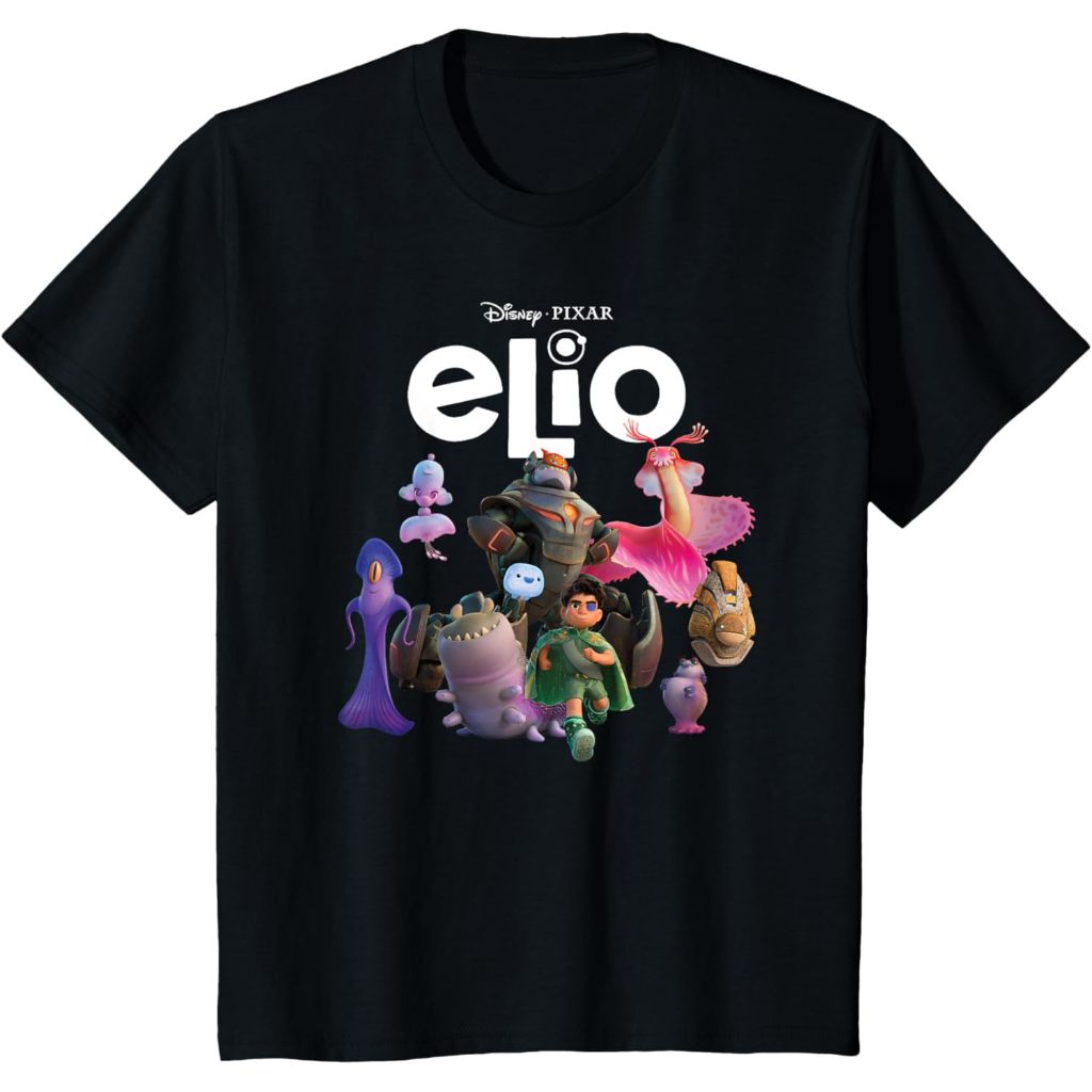เสื้อยืด Disney Pixar Elio Main Character Group Shot