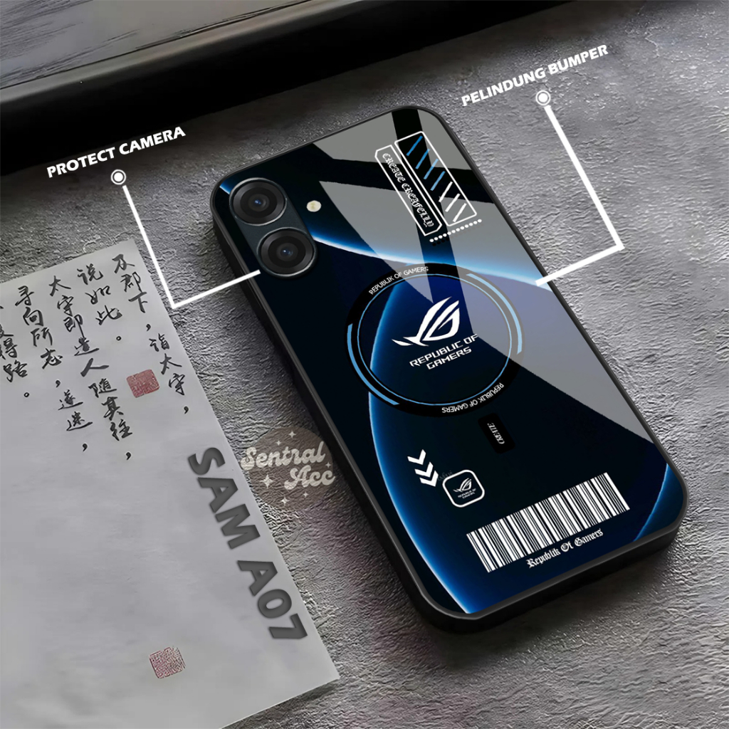 HP Samsung A07 แก้วเคสโทรศัพท์สําหรับ Samsung A07 เคสโทรศัพท์สําหรับ Samsung A07 Softcase โทรศัพท์สํ