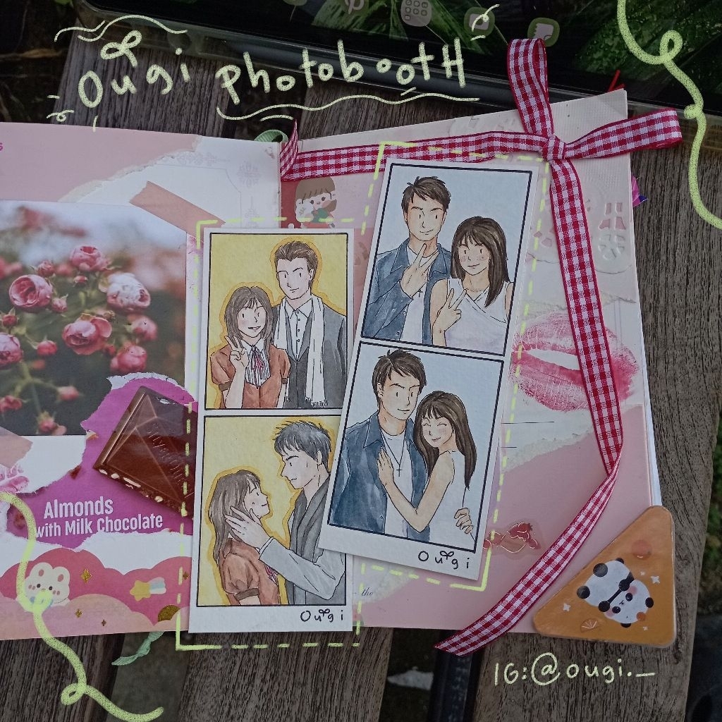 COMMISION CUSTOM CHARACTER DRAWING SERVICES HANDDRAWN PHOTOBOOTH