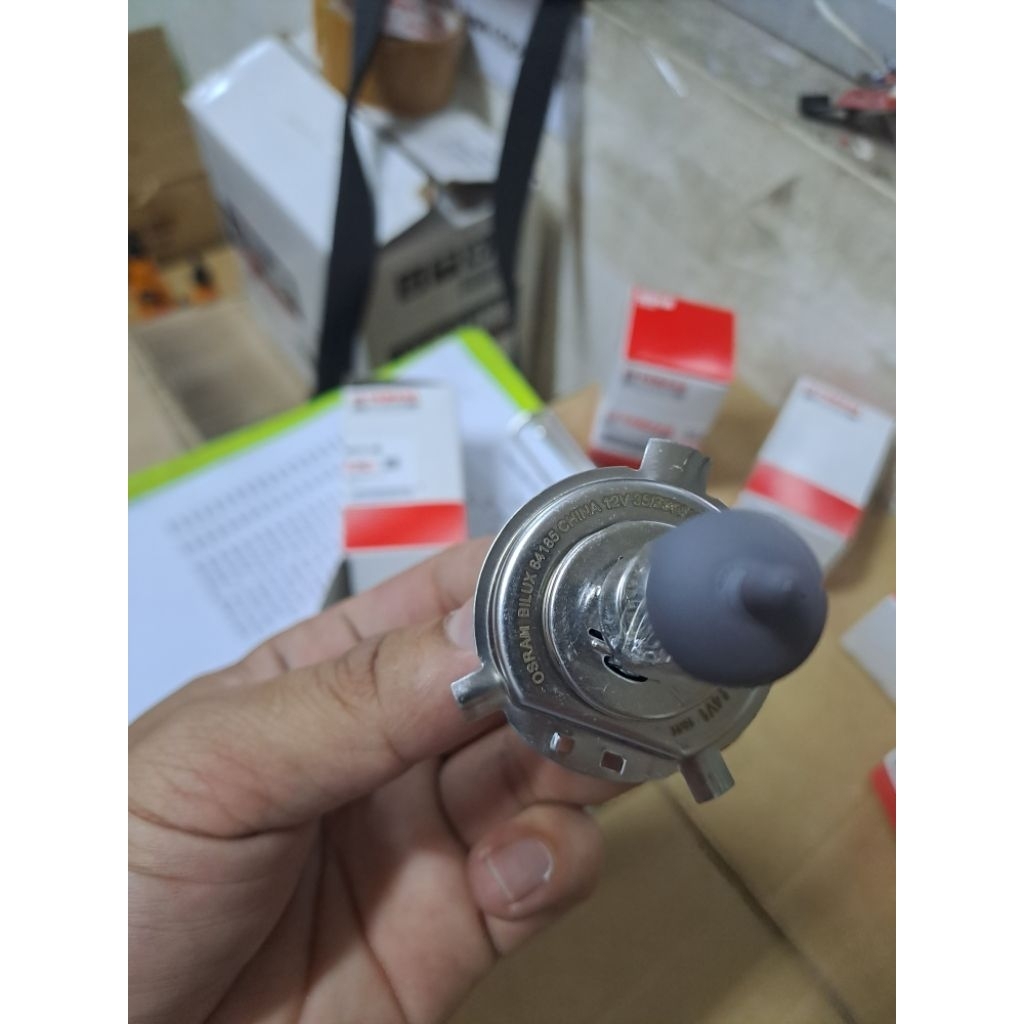 VIXION ใหม่ NVL NVA MX KING HEADLIGHT หลอดไฟ 12V-35 / 32 WATT OSRAM PART CODE 1PA-H4314-00